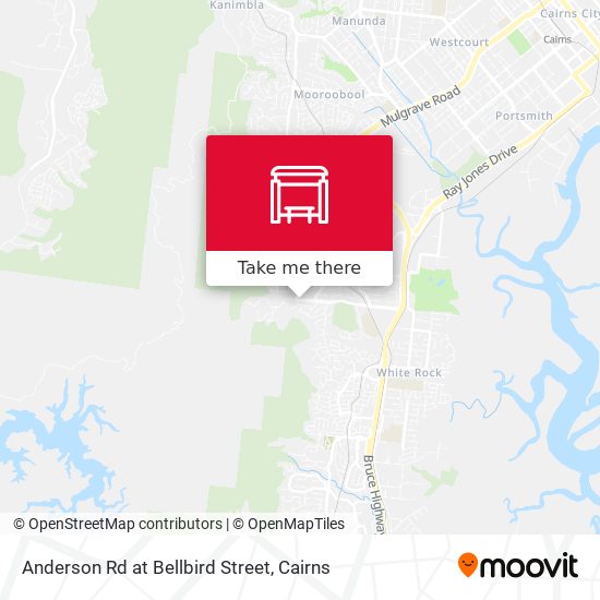 Anderson Rd at Bellbird Street map