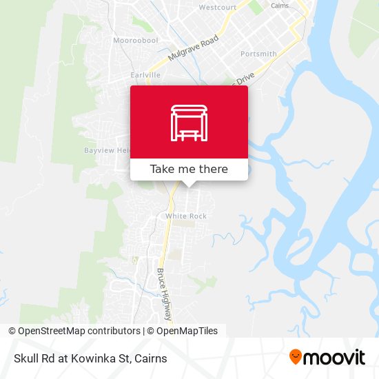 Skull Rd at Kowinka St map