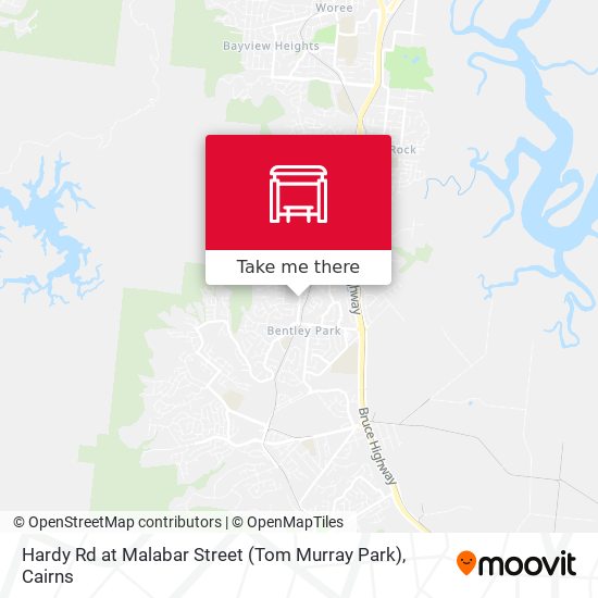 Hardy Rd at Malabar Street (Tom Murray Park) map