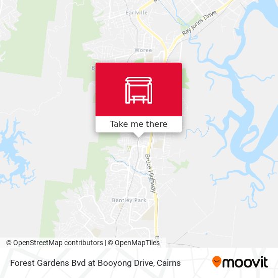 Mapa Forest Gardens Bvd at Booyong Drive