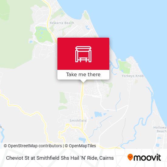 Cheviot St at Smithfield Shs Hail 'N' Ride map
