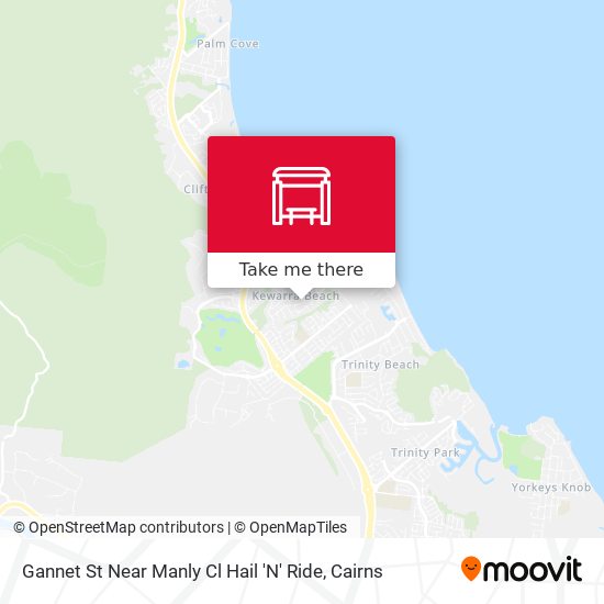 Gannet St Near Manly Cl Hail 'N' Ride map