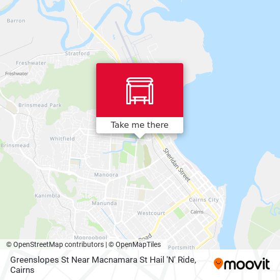 Greenslopes St Near Macnamara St Hail 'N' Ride map