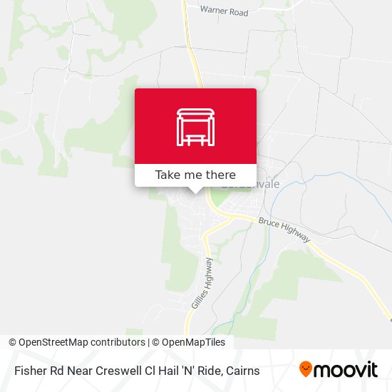 Fisher Rd Near Creswell Cl Hail 'N' Ride map