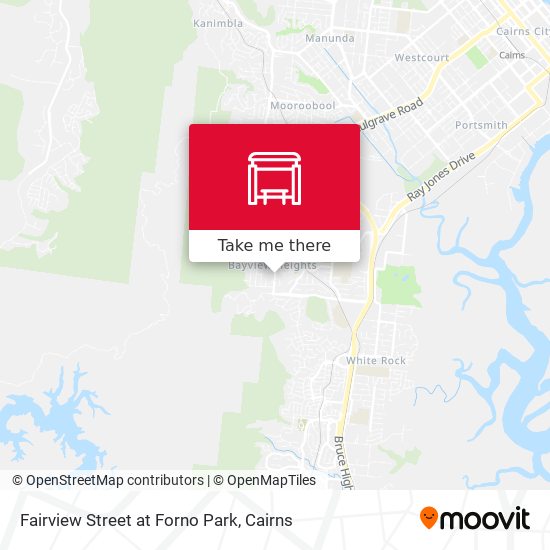 Fairview Street at Forno Park map