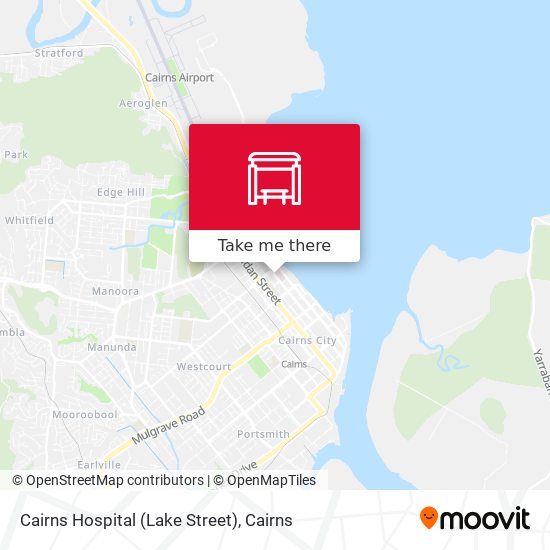 Mapa Cairns Hospital (Lake Street)