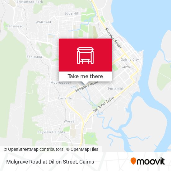Mulgrave Road at Dillon Street map