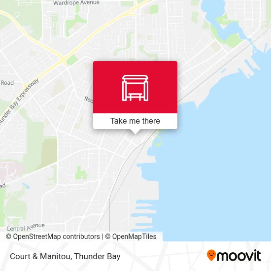Court & Manitou map
