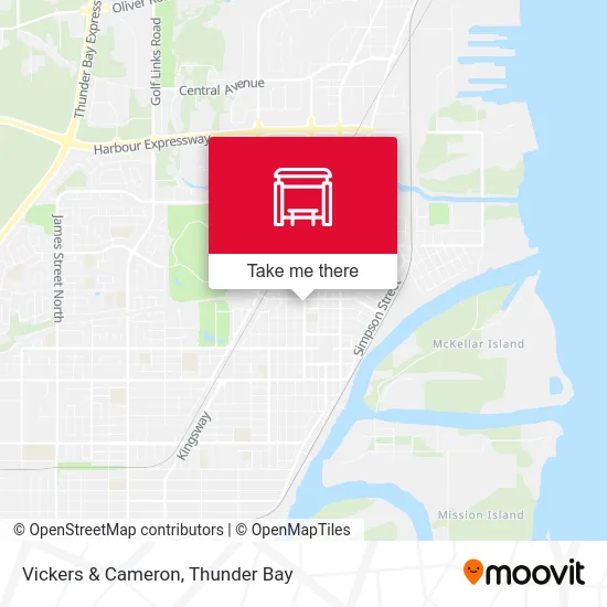 Vickers & Cameron map