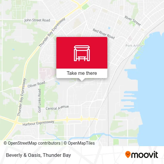 Beverly & Oasis map