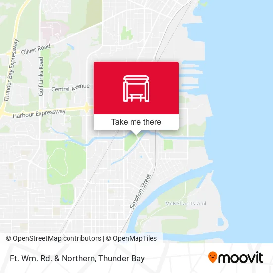 Ft. Wm. Rd. & Northern map