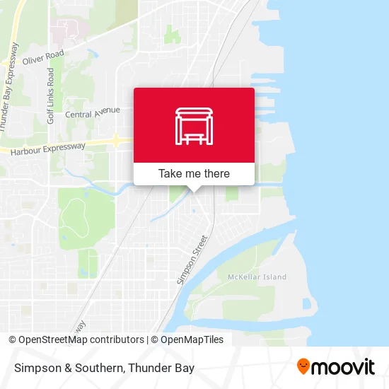 Simpson & Southern map