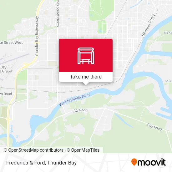 Frederica & Ford map