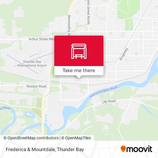 Frederica & Mountdale map