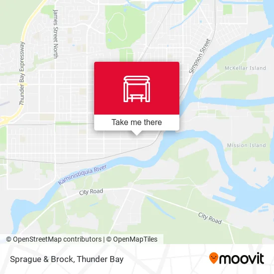 Sprague & Brock map