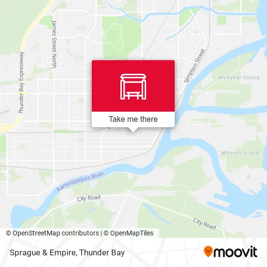 Sprague & Empire map