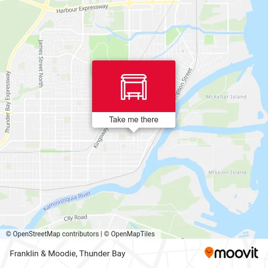 Franklin & Moodie map
