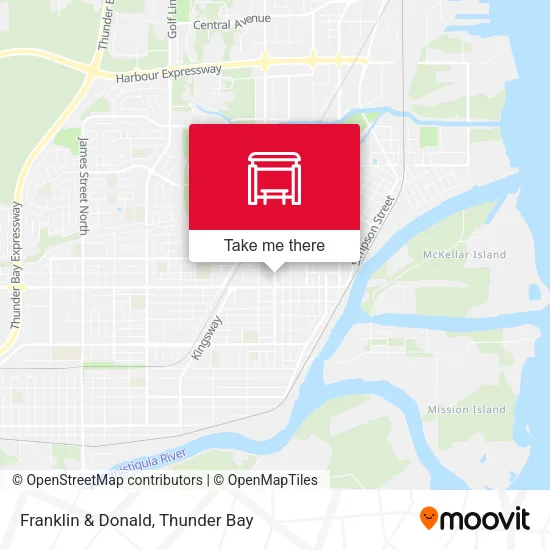 Franklin & Donald map