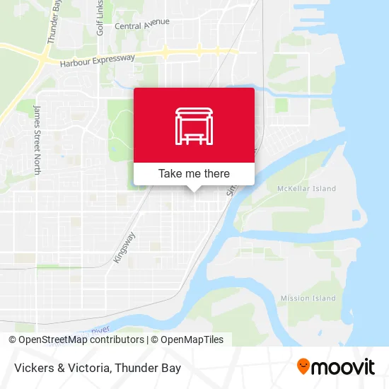 Vickers & Victoria map