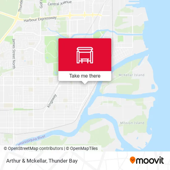 Arthur & Mckellar map