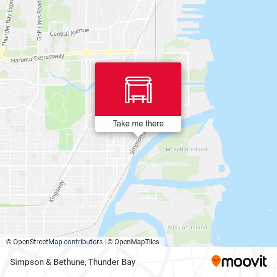 Simpson & Bethune map