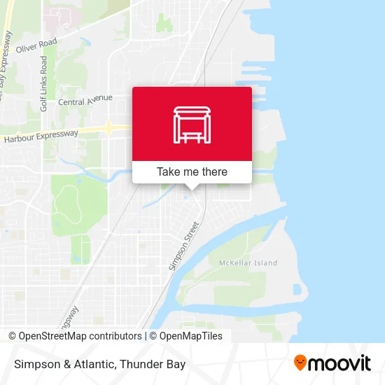 Simpson & Atlantic map