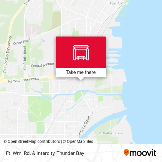 Ft. Wm. Rd. & Intercity map
