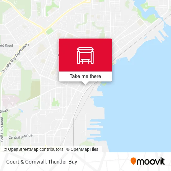 Court & Cornwall map