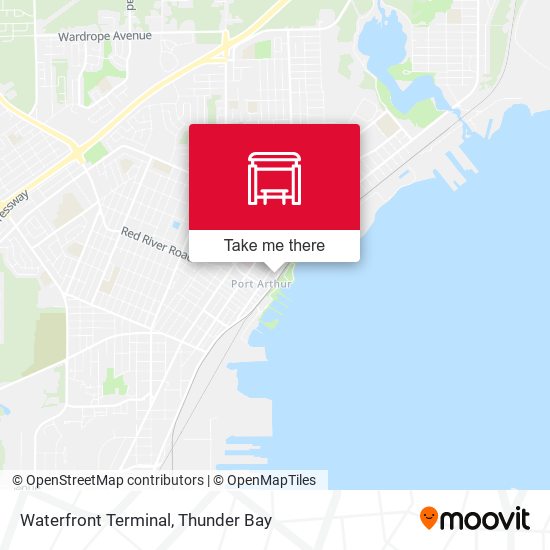 Waterfront Terminal map