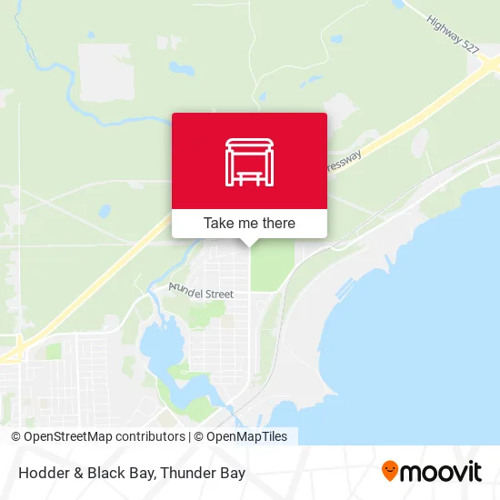Hodder & Black Bay map