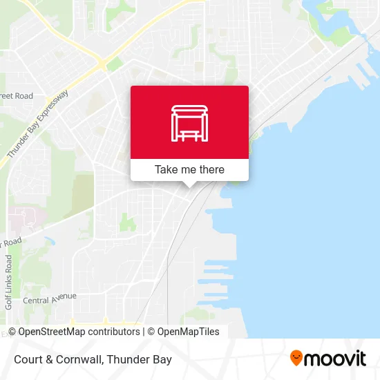 Court & Cornwall map