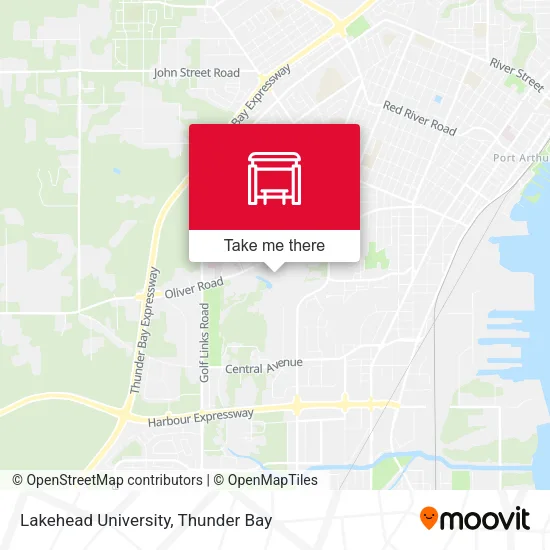 Lakehead University map