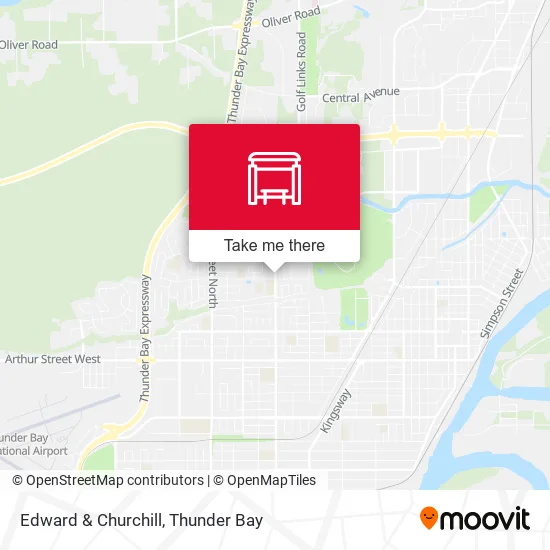Edward & Churchill map