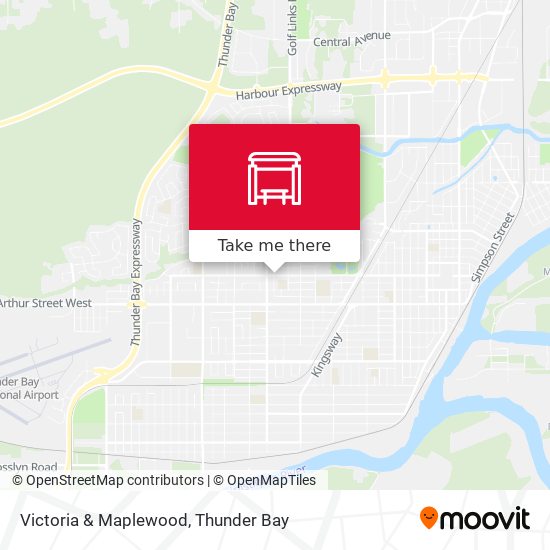 Victoria & Maplewood map