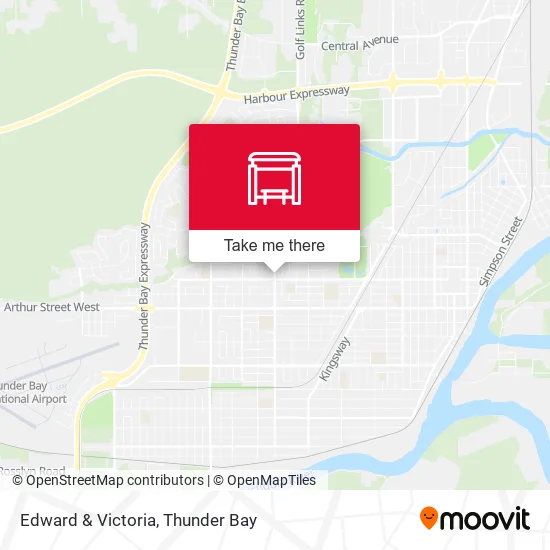 Edward & Victoria map
