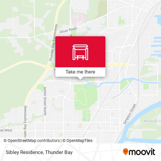 Sibley Residence map