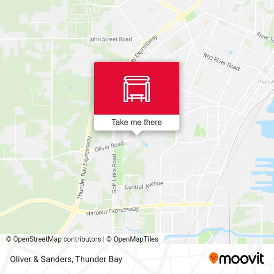 Oliver & Sanders map