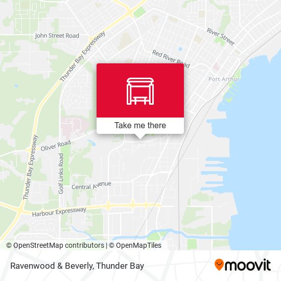 Ravenwood & Beverly map