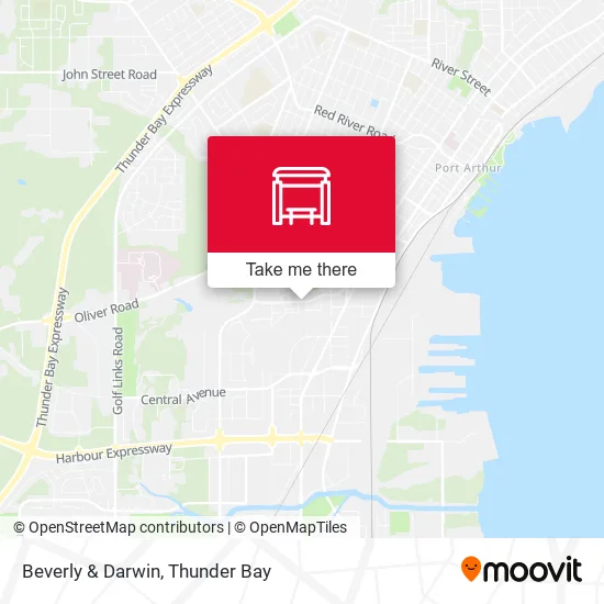 Beverly & Darwin map