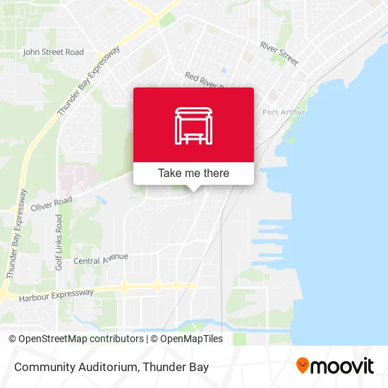 Community Auditorium map