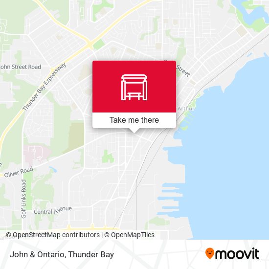 John & Ontario map