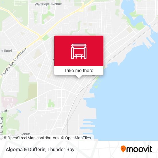 Algoma & Dufferin map