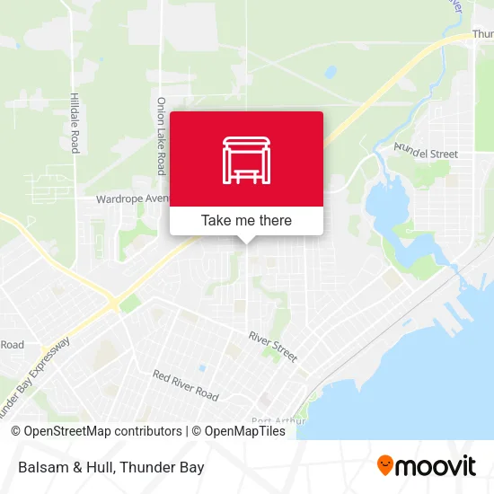 Balsam & Hull map