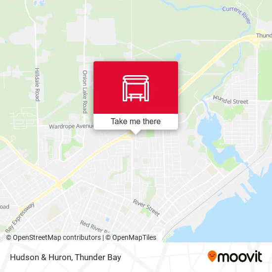 Hudson & Huron map