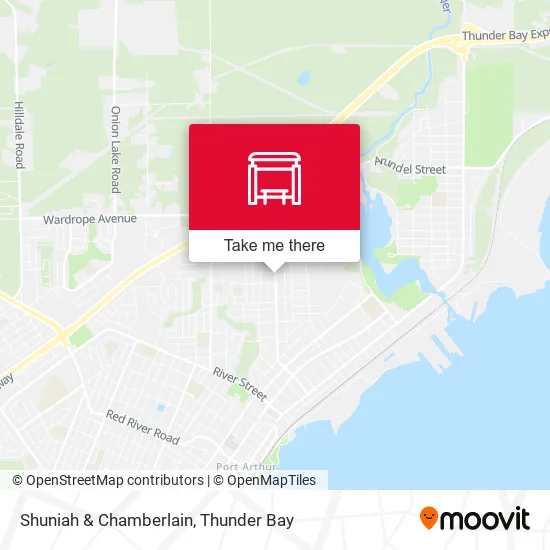 Shuniah & Chamberlain map