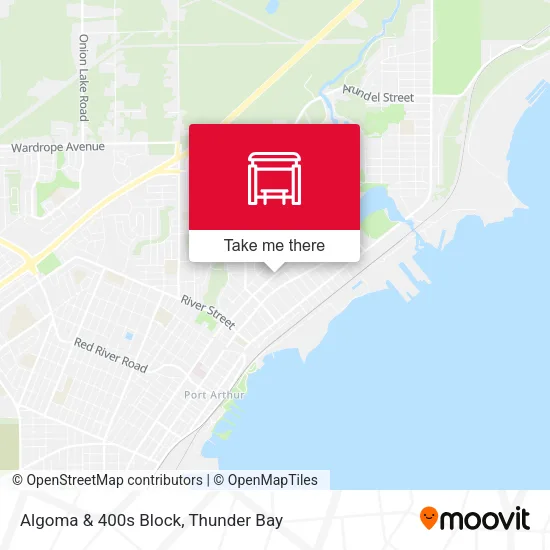 Algoma & 400s Block map