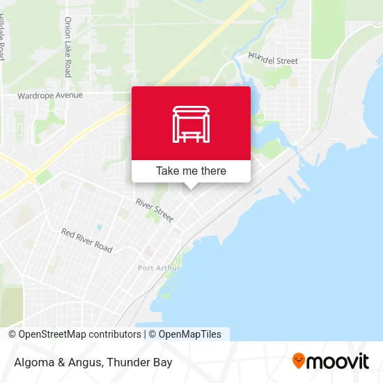 Algoma & Angus map