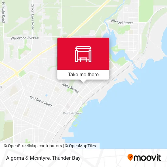 Algoma & Mcintyre map