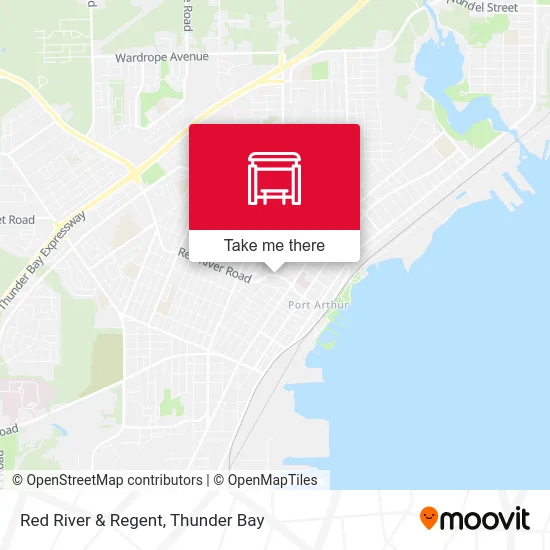 Red River & Regent map