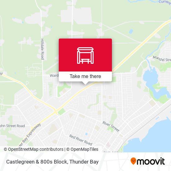 Castlegreen & 800s Block map